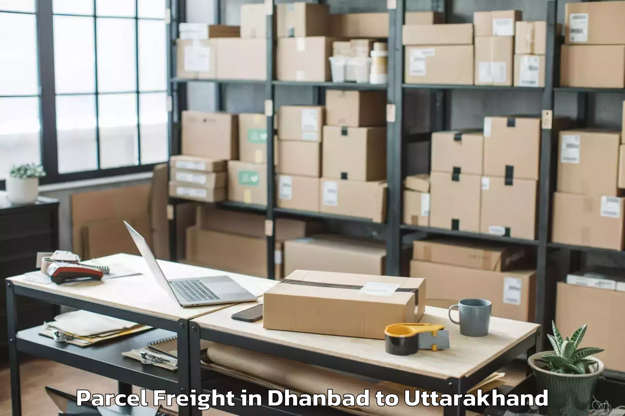 Expert Dhanbad to Dehradun Parcel Freight